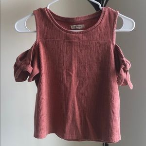 Pink summer strapless Top